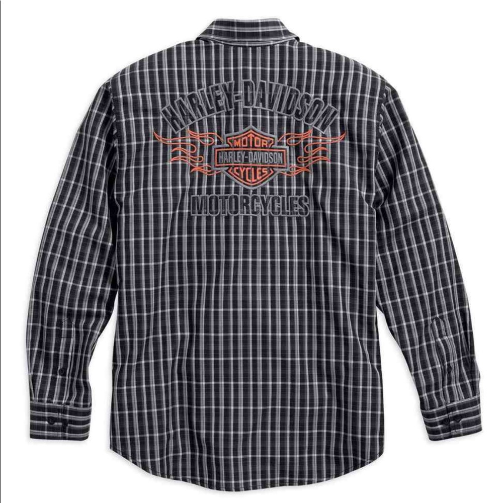 Men’s Button-up Harley Davison Shirt